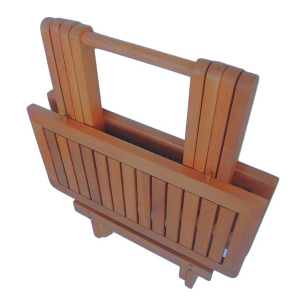 Masă auxiliară de grădină din lemn de acacia 50x50 cm Cleveland – Garden Pleasure-image-3