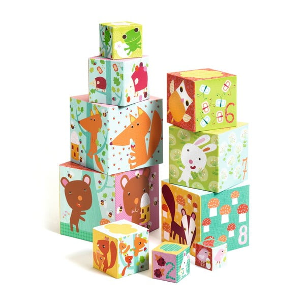 Cuburi de construcții Djeco „Pădurea”