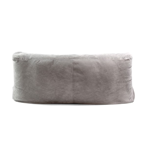 Fotoliu bean bag maro cu tapițerie din catifea reiată Sofa Tube 190 – SLOWDOWN-image-4