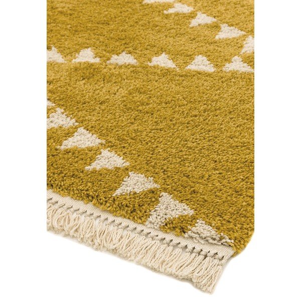 Covor galben muștar 200x290 cm Rocco – Asiatic Carpets-image-2