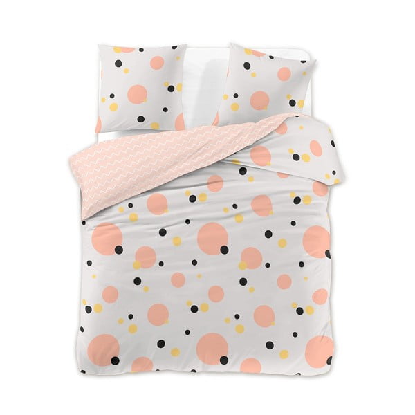 Lenjerie de pat roz-deschis din bumbac pentru pat dublu/extinsă 200x220 cm Sweety – AmeliaHome