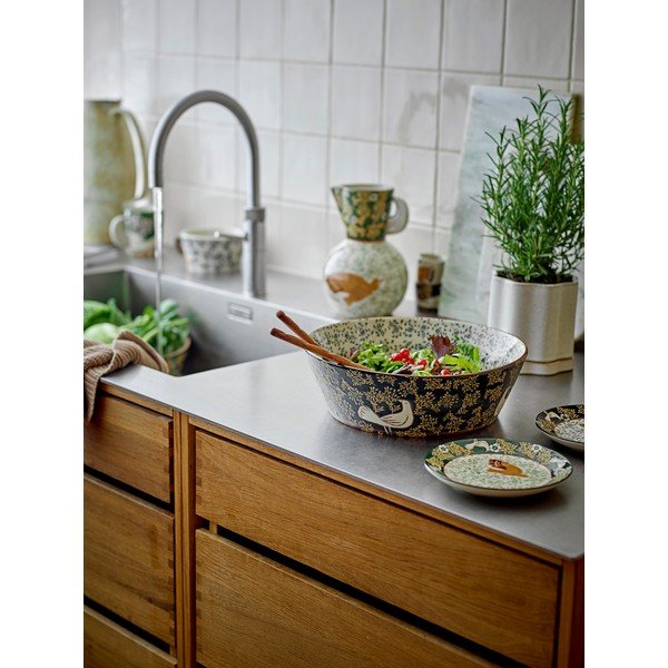 Bol albastru din ceramică ø 28 cm Hezha – Bloomingville-image-2