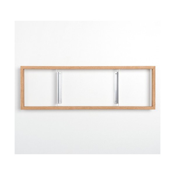 Raft de cărți din lemn de stejar das kleine b b3, înălțime 22 cm-image-2