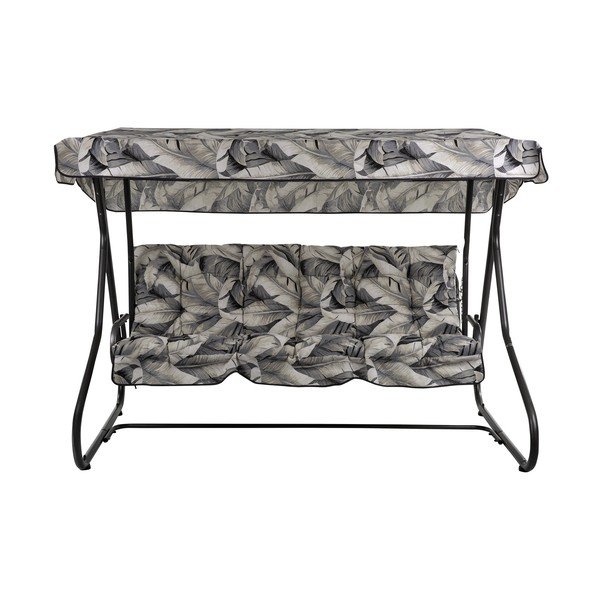 Balansoar de grădină gri din metal Milano – Dajar