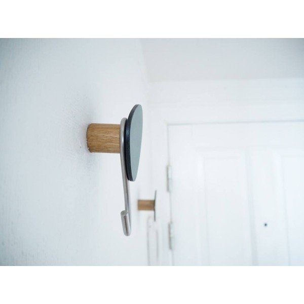 Cârlig verde prăfuit de montat pe perete din oțel Dot S Nupo – LIND DNA-image-1