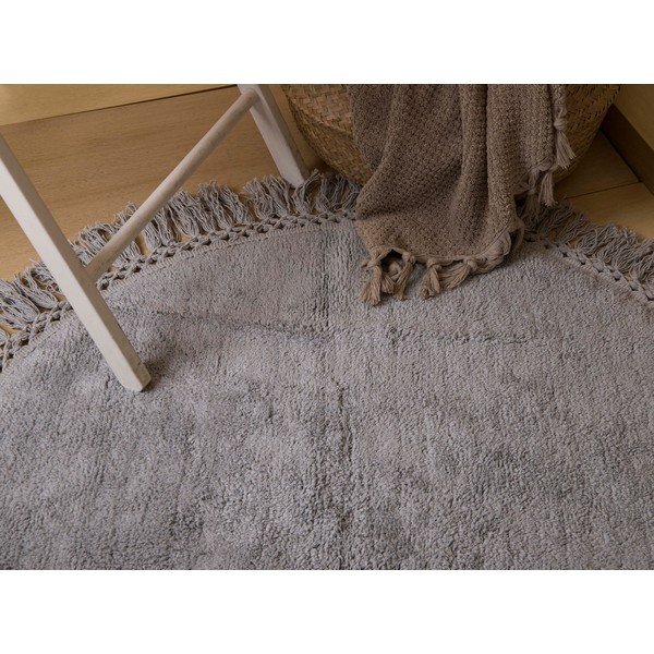 Covoraș din bumbac pentru baie Irya Home Collection Lora, ø 90 cm, maro-image-2