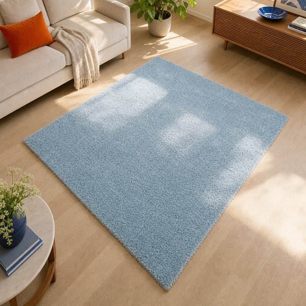 Covor Universal Aqua Liso, 57 x 110 cm, albastru deschis-image-1
