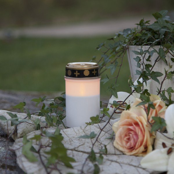 Lumânare LED (înălțime 12 cm) pentru exterior Serene – Star Trading-image-1