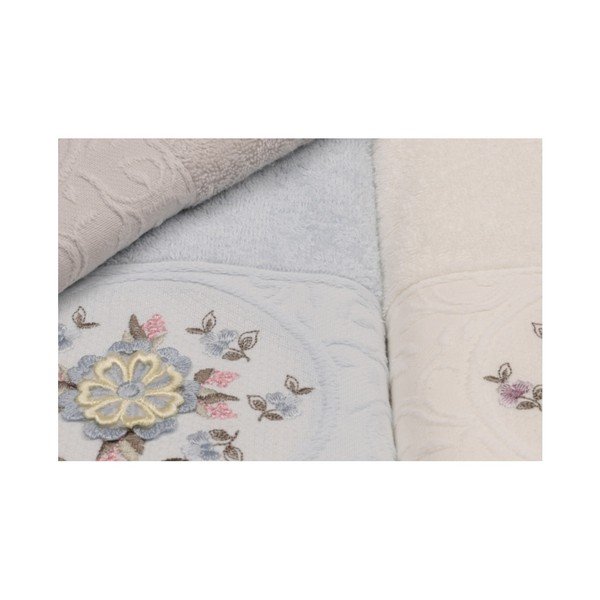 Set 6 prosoape din bumbac Daireli Papatya, 50 x 90 cm-image-3