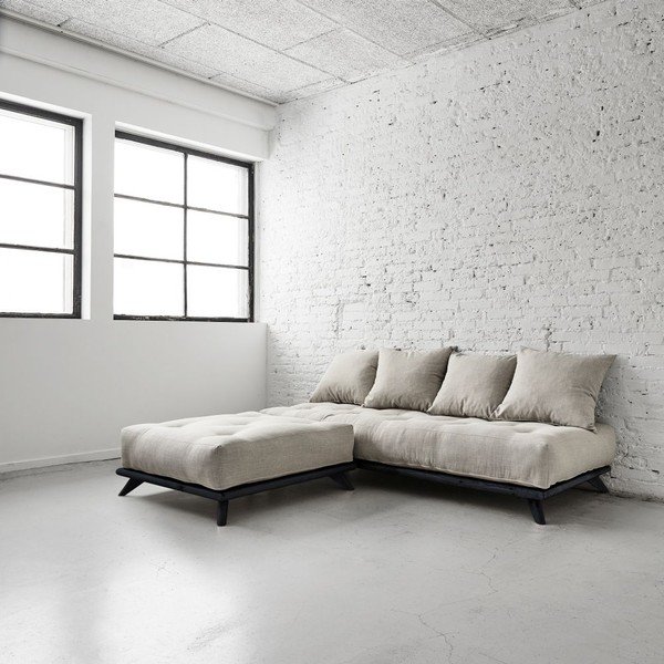 Canapea Senza Black/Light Grey-image-2