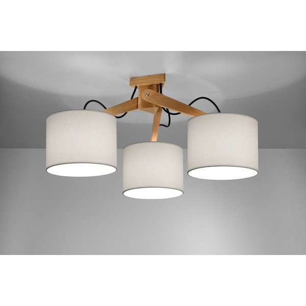 Plafonieră Sollux Donna, lungime 70 cm, alb-image-1