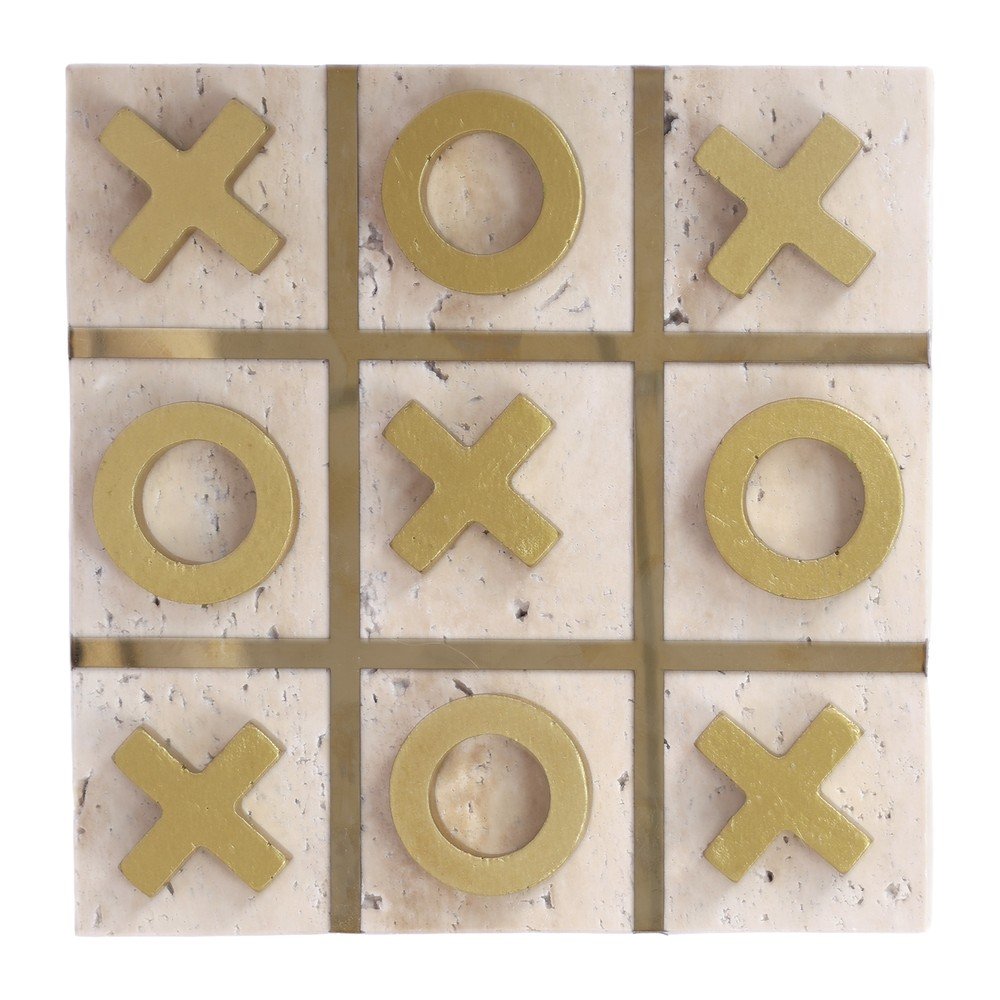 Decorațiune mică din piatră Tic Tac Toe – PT LIVING