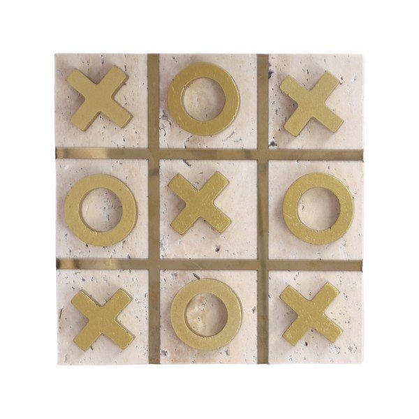 Decorațiune mică din piatră Tic Tac Toe – PT LIVING