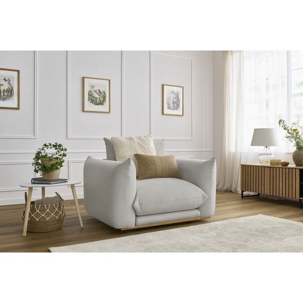 Fotoliu gri deschis Ernest – Bobochic Paris-image-1