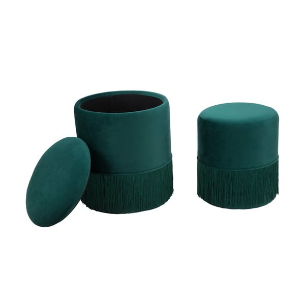 Set 2 taburete elegante Mauro Ferretti Constanzo, verde-image-2