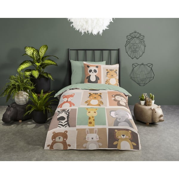 Lenjerie de pat pentru copii din microfibră pentru pat de o persoană, extinsă 140x220 cm Ranger – Good Morning-image-1