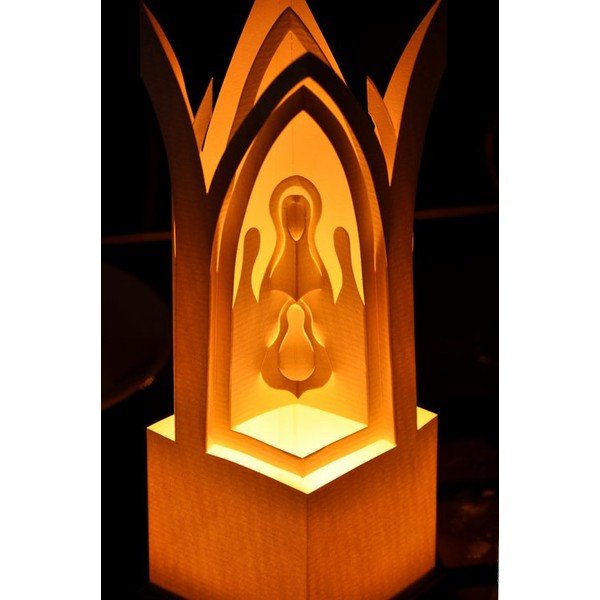 Sfeșnic MooDoo Design Betlém Praha, înălțime 31 cm-image-4