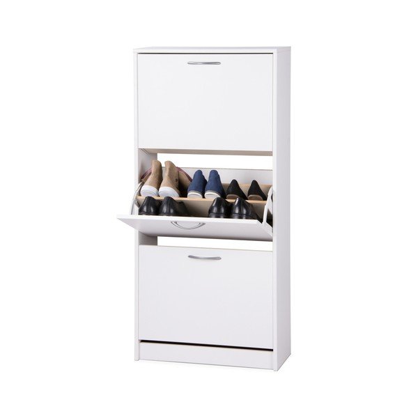Pantofar cu 3 compartimente Intertrade Mainz, alb-image-2