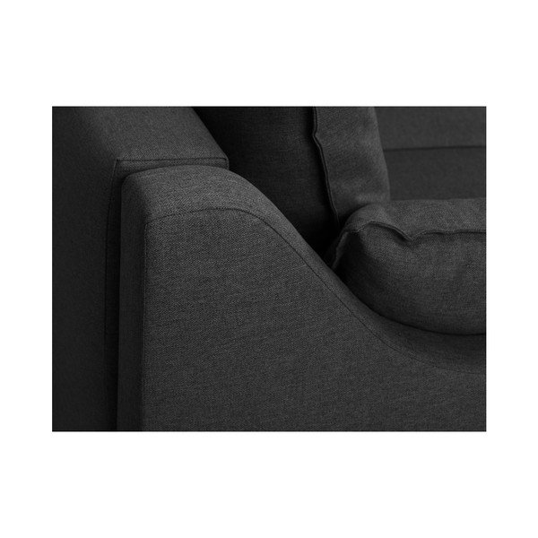 Canapea Mazzini Sofas Ancolie, gri închis, 150 cm-image-4