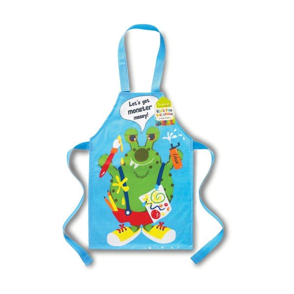 Șorț din bumbac pentru copii Cooksmart ® Monster, albastru-image-1
