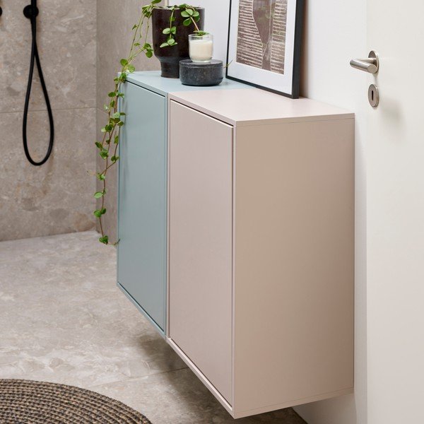 Coș de rufe albastru prăfuit de montat pe perete Laundry Box – ReCollector-image-1