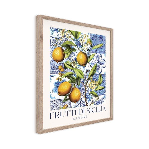 Tablou cu ramă imprimat 40x50 cm Sicilia – Styler-image-4