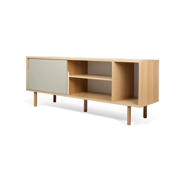Comodă TemaHome Dann Oak, alb-gri-image-4