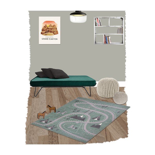 Covor pentru copii Nattiot Little Western, 100 x 140 cm-image-3