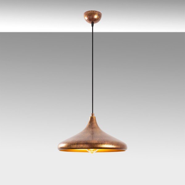 Lustră cu abajur din metal ø 34 cm Barek – Opviq lights-image-3