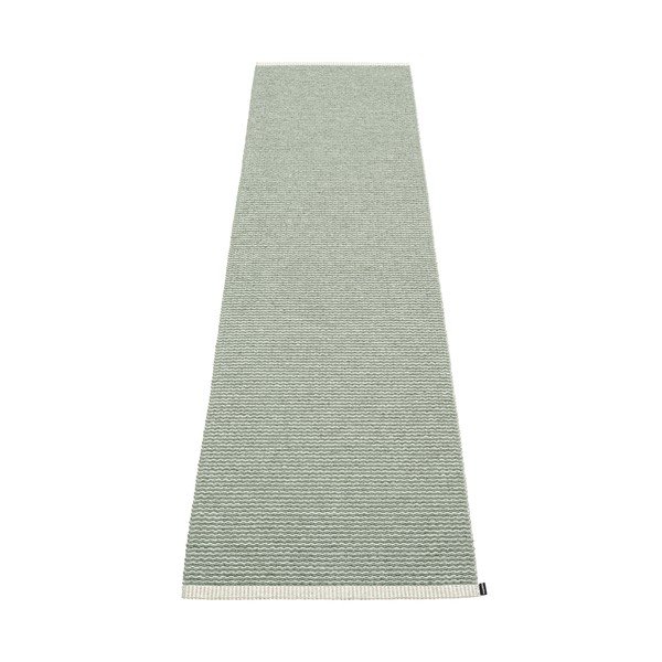 Covor tip traversă pentru interior și exterior verde deschis 70x300 cm Mono Sage Army – Pappelina
