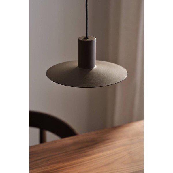 Lustră maro cu intensitate reglabilă din aluminiu ø 25 cm Evan – Jotex-image-1