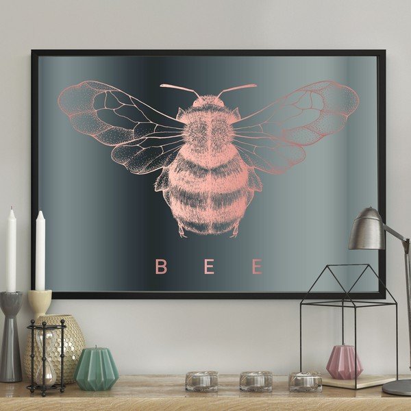 Poster cu ramă pentru perete BUMBLEBEE, 40 x 50 cm-image-1