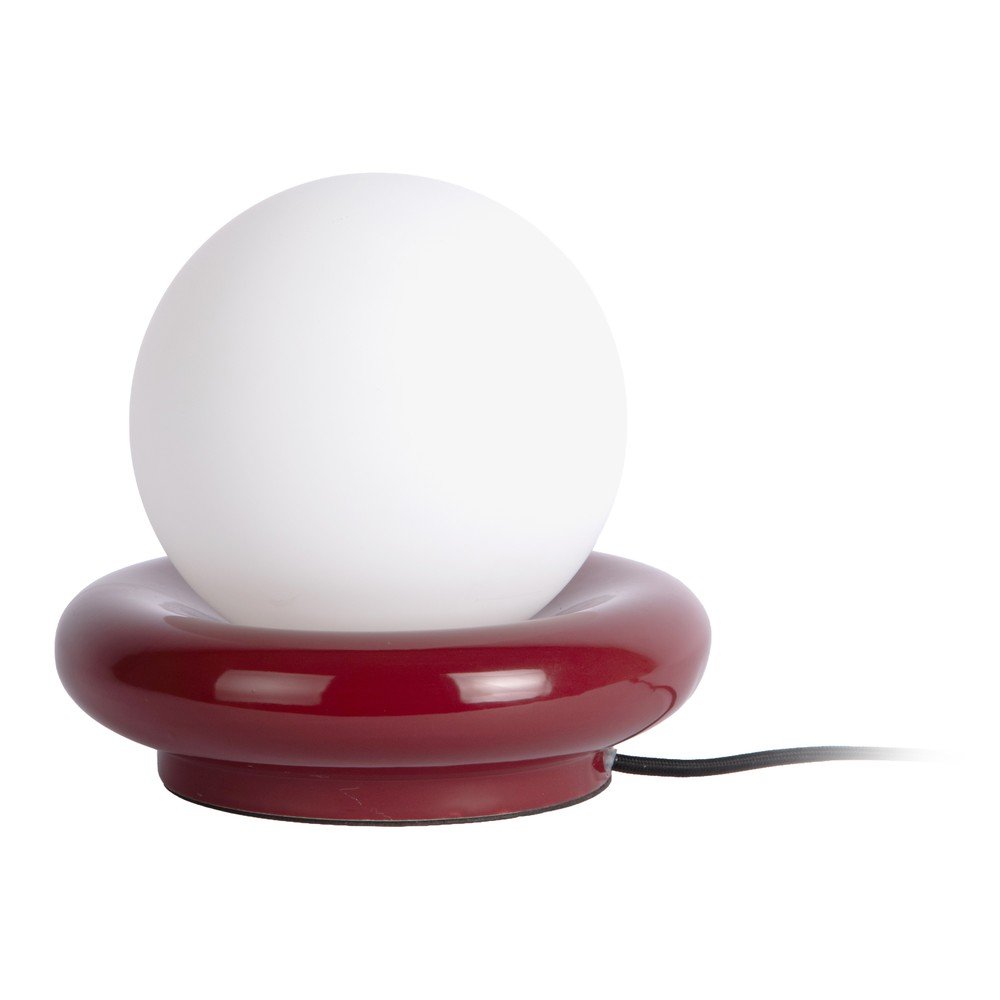 Veioză burgundy din ceramică (înălțime 19 cm) Catania Ring – Leitmotiv
