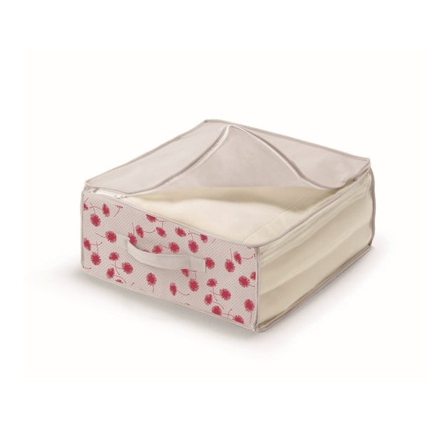 Cutie depozitare pături Cosatto Poisf, 45 x 45 cm, roz - alb