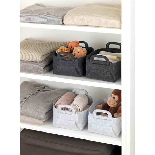 Coșuri de depozitare 2 buc. din material textil Nina – Wenko-image-4