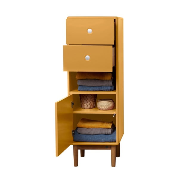 Dulap de baie galben muștar înalt/suspendat 40x100 cm Color Bath – Tom Tailor-image-3