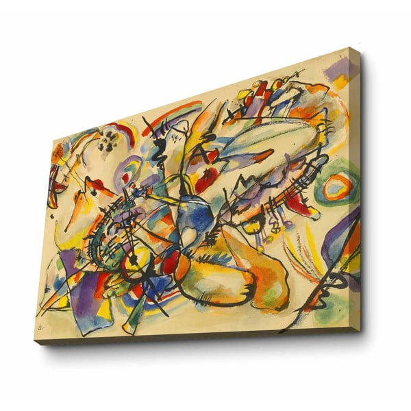 Reproducere tablou pe pânză Kandinsky Yellow, 100 x 70 cm