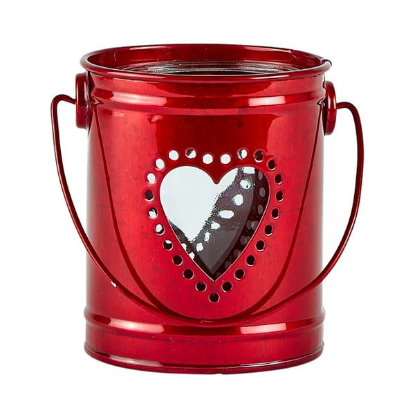 Felinar KJ Collection Hearty Heart, ⌀ 10,5 cm, roșu