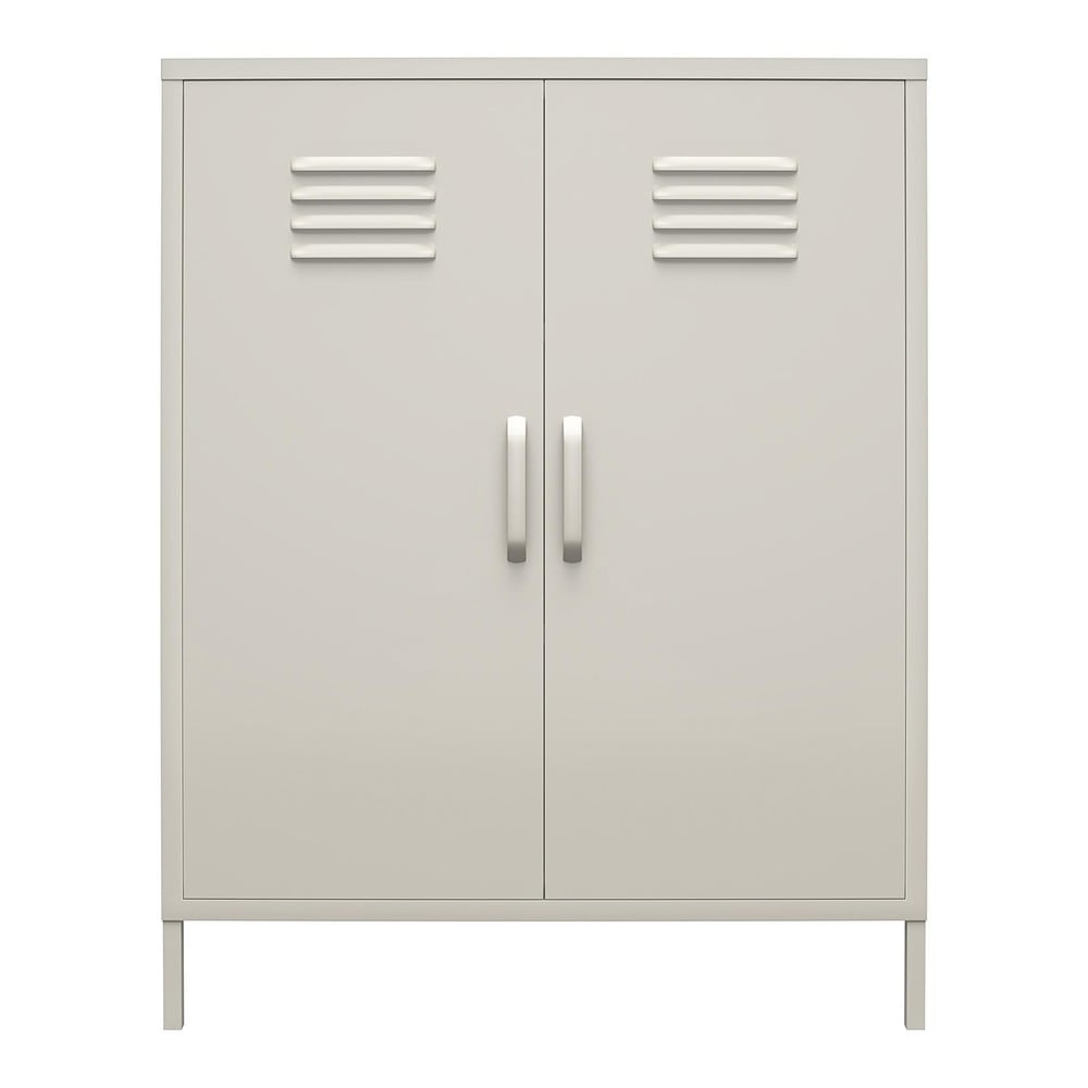 Dulap gri deschis din metal 79x100 cm Bradford – Støraa