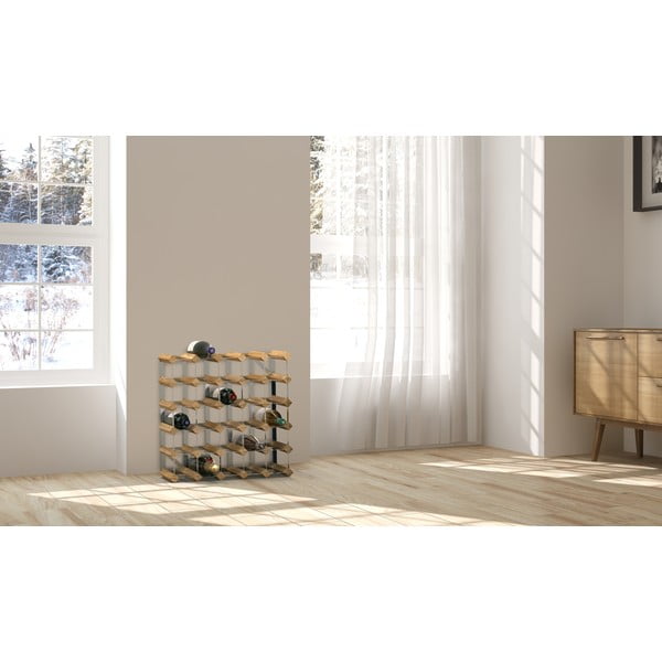 Suport vinotecă din lemn de stejar pentru 30 de sticle - RTA-image-3
