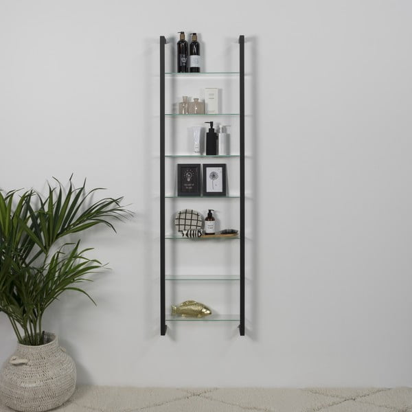 Raft negru etajat din metal 46 cm Cubic – Spinder Design-image-1