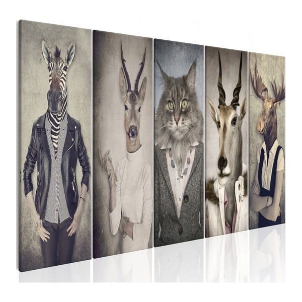 Tablou pe pânză Artgeist Animal Mask, 200 x 80 cm