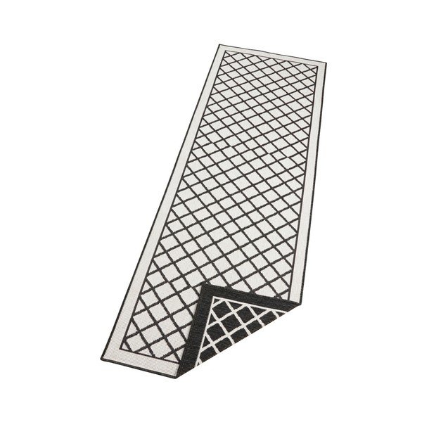 Covor adecvat pentru exterior NORTHRUGS Twin Supreme, 80 x 250 cm, negru-crem-image-3