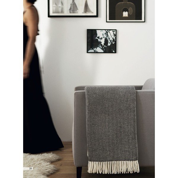 Pled din amestec de bumbac Euromant Skyline, 140 x 180 cm-image-3