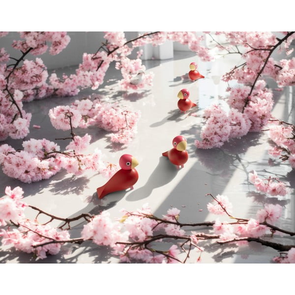 Statuetă din lemn masiv (înălțime 12,5 cm) Bird Flora – Kay Bojesen Denmark-image-4