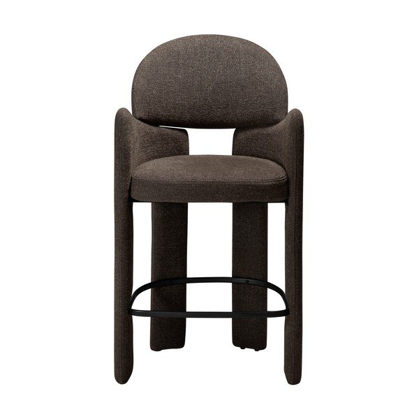 Scaun de bar maro (înălțime șezut 68,5 cm) Aole – DAN-FORM Denmark-image-1