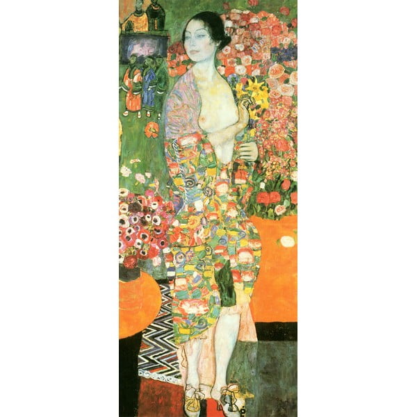 Reproducere tablou Gustav Klimt - The Dancer, 70 x 30 cm