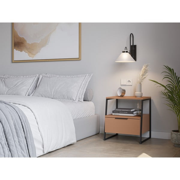 Noptieră cărămizie Velia – Marckeric-image-1