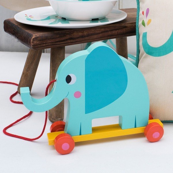 Jucărie din lemn Rex London Elvis The Elephant-image-1