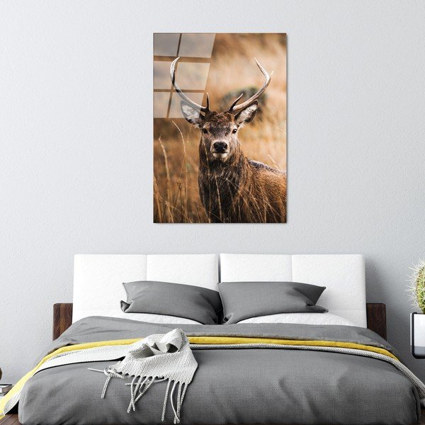 Tablou din sticlă 70x100 cm Deer – Wallity-image-4